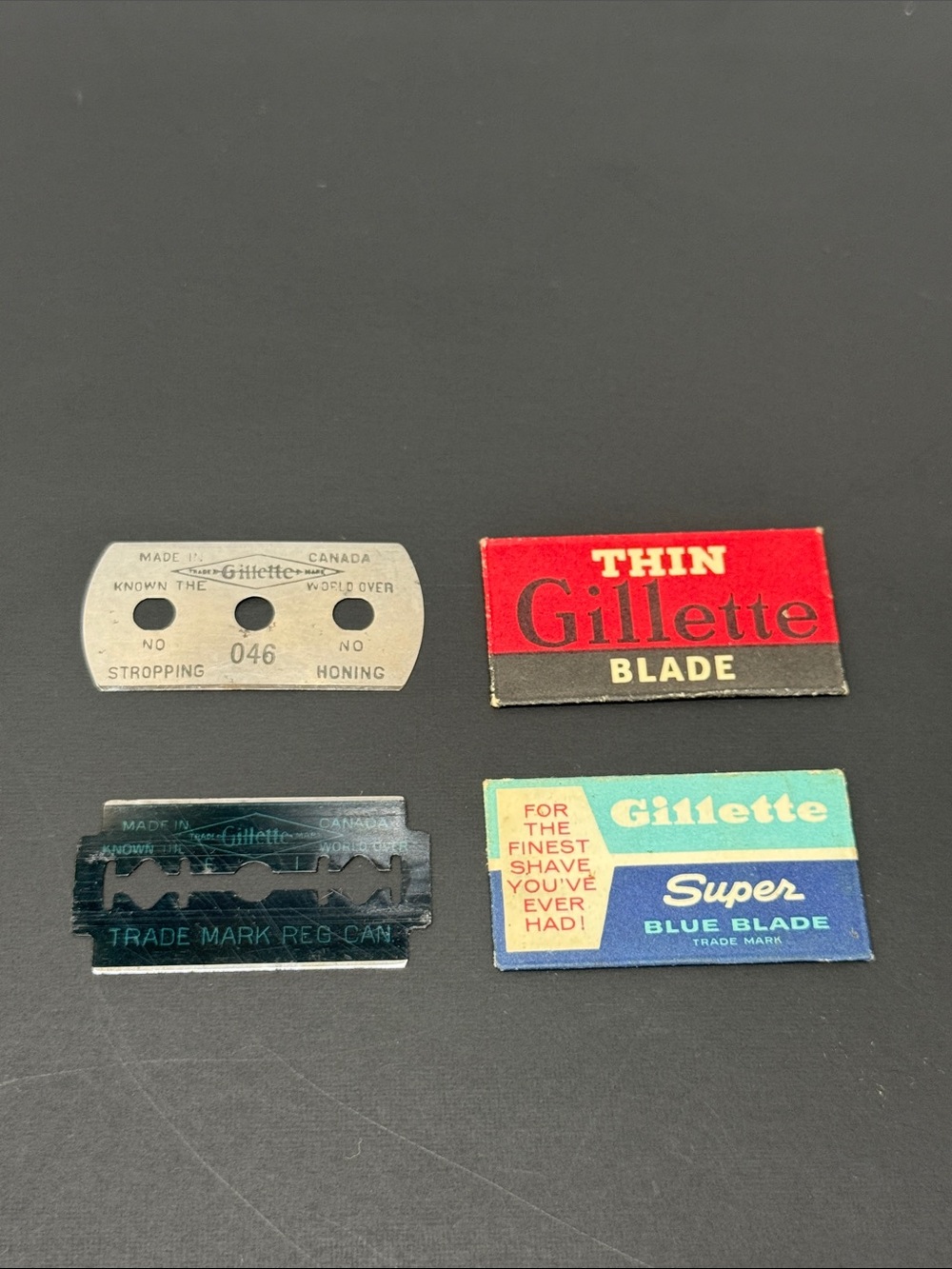Rare vintage Gillette Safety Razor Blades
